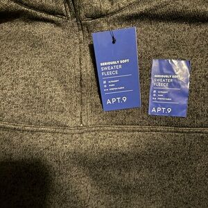 3 Grey 1 black 4 total APT.9 Seriously Soft Sweater Fleece All XL US only